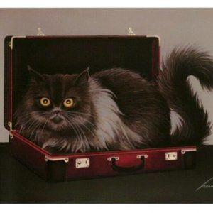 Cat Frisco Paul by Lowell Herrero 17x13 in